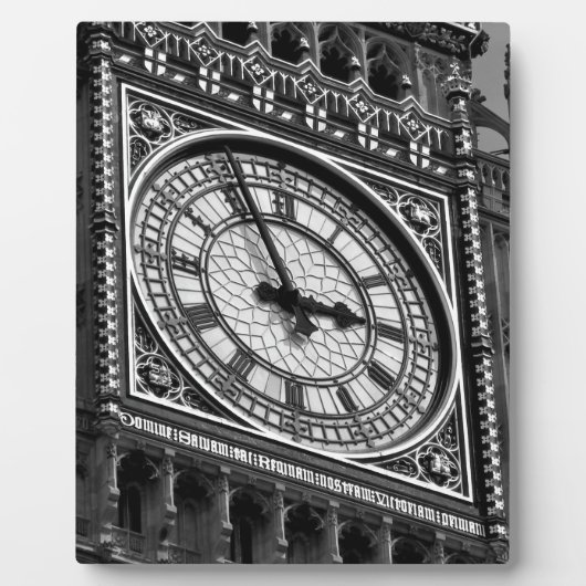 Big Ben Clock Tower Travel Europe sluiten Fotoplaat (Voorkant)
