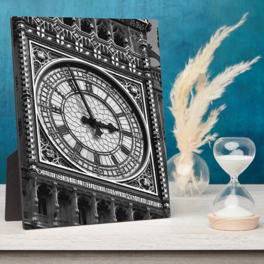 Big Ben Clock Tower Travel Europe sluiten Fotoplaat (Zijkant)