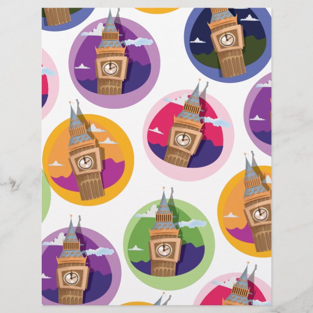 Big Ben Clock Tower Westminster (Voorkant)