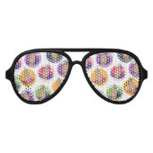 Big Ben Clock Tower Westminster Aviator Zonnebril (Voorkant)