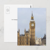 Big Ben, Clock Tower, Westminster, Londen Briefkaart (Voorkant / Achterkant)