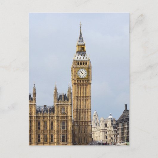 Big Ben, Clock Tower, Westminster, Londen Briefkaart (Voorkant)