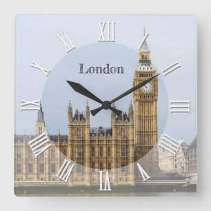 Big Ben Clock UK, Londen, Westminster/Parlement Vierkante Klok