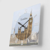 Big Ben Clock UK, Londen, Westminster/Parlement Vierkante Klok (Hoek)