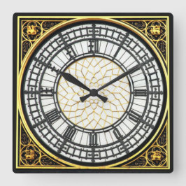 Big Ben Clock Vierkante Klok