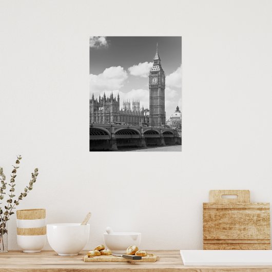 Big Ben Clocktower Poster (Keuken)