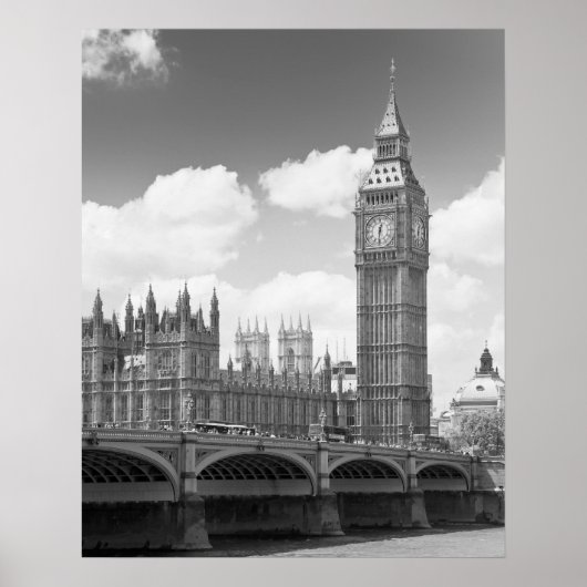 Big Ben Clocktower Poster (Voorkant)
