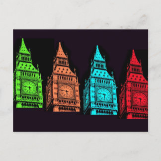 Big Ben Collage Briefkaart