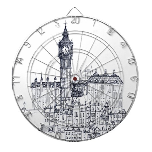 Big Ben Dartbord (Voorkant)