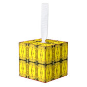 Big Ben Decorative Cube Ornament (Voorkant hoekig)