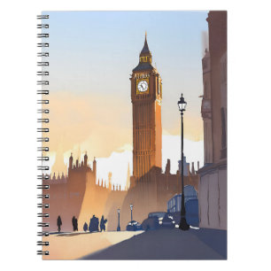Big Ben Elizabeth Tower Londen Engeland VK Notitieboek