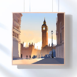 Big Ben Elizabeth Tower | Londen Engeland VK Poster