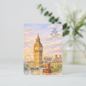 Big Ben - Elizabeth Tower | Populaire stadslandmar Briefkaart (Staand voorkant)