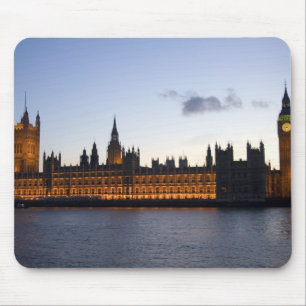 Big Ben en de Houses of Parliament in de stad Muismat