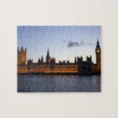 Big Ben en de huizen van het parlement in de stad Legpuzzel (Horizontaal)