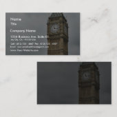 Big Ben en de huizen van het parlement in Londen Visitekaartje (Voorkant / Achterkant)