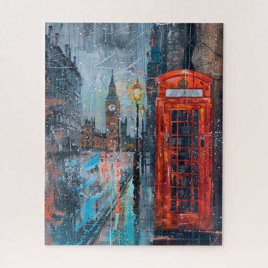 Big Ben en de Red Phone Booth II Legpuzzel (Verticaal)