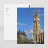 Big Ben en het Londense Briefkaart Eye (Voorkant / Achterkant)