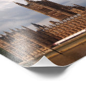 Big Ben en het parlement in Londen fotoprint Foto Afdruk (Hoek)