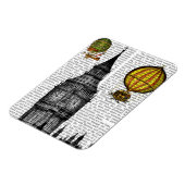 Big Ben en Hot Air-ballonnen Magneet (Linkerzijde)