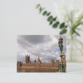 Big Ben en Houses van het Parlement in Londen kaar Briefkaart (Staand voorkant)