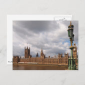 Big Ben en Houses van het Parlement in Londen kaar Briefkaart (Voorkant / Achterkant)