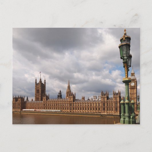 Big Ben en Houses van het Parlement in Londen kaar Briefkaart (Voorkant)