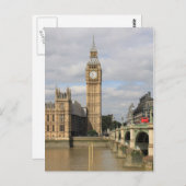 Big Ben en Houses van het Parlement - Londen Briefkaart (Voorkant / Achterkant)