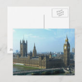 Big Ben en Houses van het Parlement - Londen Briefkaart (Voorkant / Achterkant)