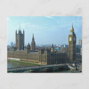 Big Ben en Houses van het Parlement - Londen Briefkaart