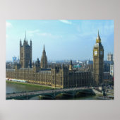 Big Ben en Houses van het Parlement - Londen Poster (Voorkant)