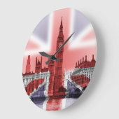 Big Ben en Houses van het Parlement, Union Jack Grote Klok (Hoek)