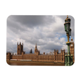 Big Ben en Parlement in Londen rechthoekige magnee Magneet