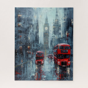 Big Ben en Red Commuter Bussen Legpuzzel