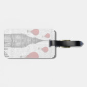 Big Ben en Red Hot Air-ballonnen Bagagelabel (Achterkant horizontaal)