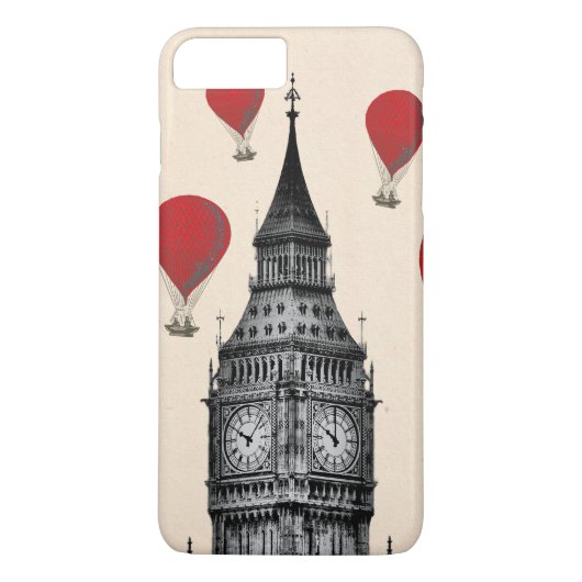Big Ben en Red Hot Air Balloons 2 Case-Mate iPhone Case (Achterkant)