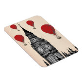 Big Ben en Red Hot Air Balloons 2 Magneet (Rechterzijde)