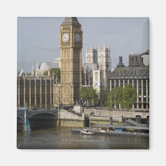 Big Ben en Thames River Magneet (Voorkant)