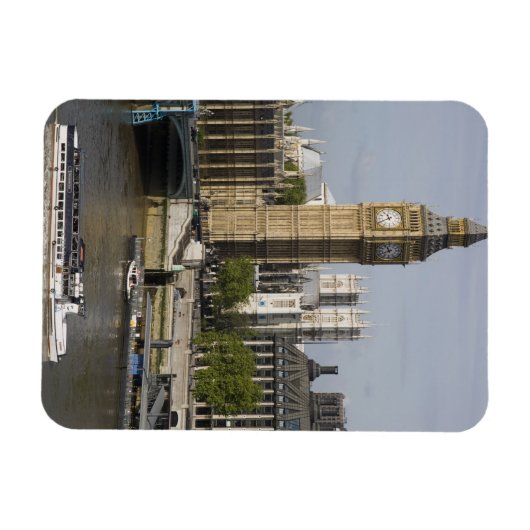 Big Ben en Thames River Magneet (Horizontaal)