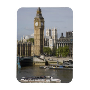 Big Ben en Thames River Magneet