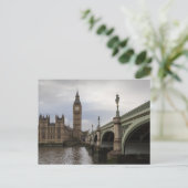 Big Ben en Westminster Bridge Briefkaart (Staand voorkant)
