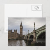 Big Ben en Westminster Bridge Briefkaart (Voorkant / Achterkant)