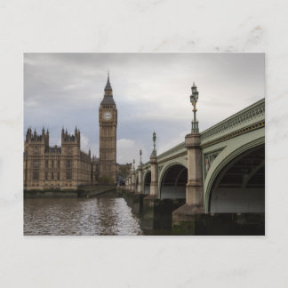 Big Ben en Westminster Bridge Briefkaart