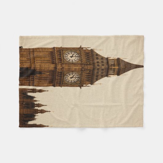 Big Ben Fleece Deken (Voorkant (Horizontaal))