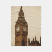 Big Ben Fleece Deken (Voorkant)