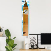 Big Ben Groeigrafiek Poster (Thuiskantoor)