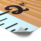 Big Ben Groeigrafiek Poster (Hoek)