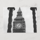 Big Ben in Black en White Briefkaart (Voorkant)