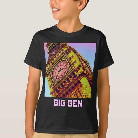 Big Ben in Color T-shirt (Voorkant)