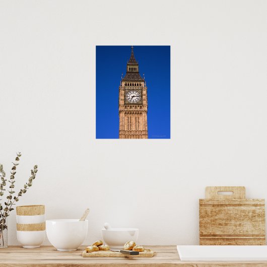 Big Ben in de Britse hoofdstad Poster (Keuken)